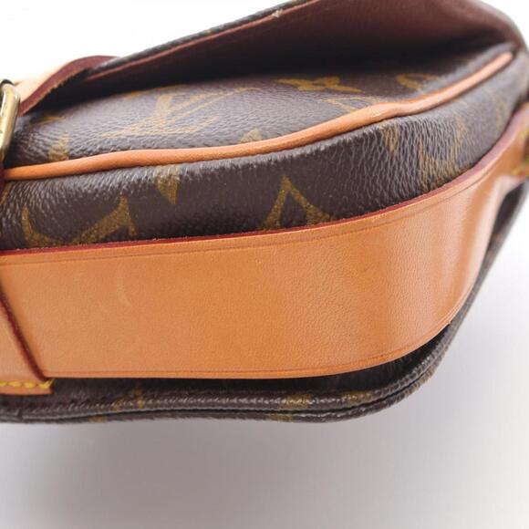 LOUIS VUITTON Brown Monogram Leather Shoulder Bag - Picture 8 of 12